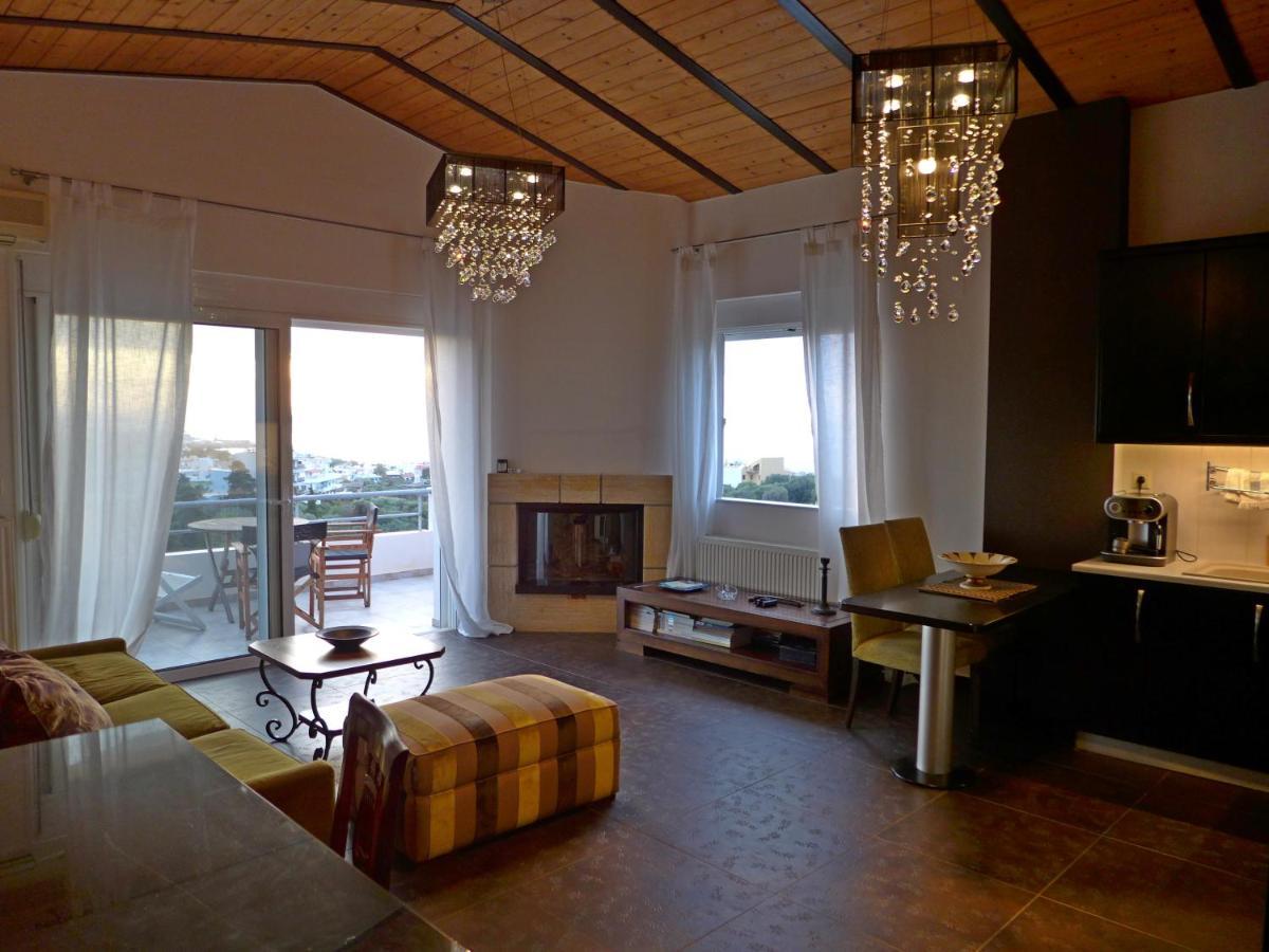 Wide-View & Quiet Apartment Chania Chania  Bagian luar foto
